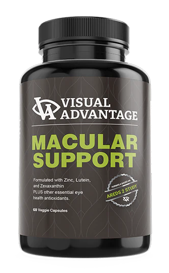 a bottle of Visual Advantage Macular Support